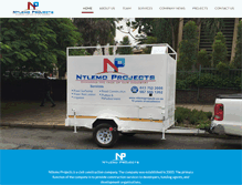 Tablet Screenshot of ntlemoprojects.co.za